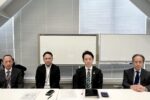 （左から）全国有料老人ホーム協会 渡邉潤一常務理事兼事務局長、光元兼二事務局次長、高齢者住宅協会 木村祐介副会長、小林雄司事務局長